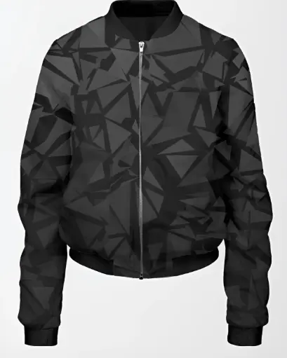Shadow Fracture Bomber Jacket